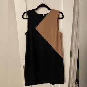 Mango crepe shift dress